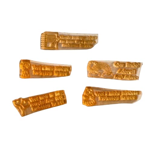 Borracha para carimbos personalizados