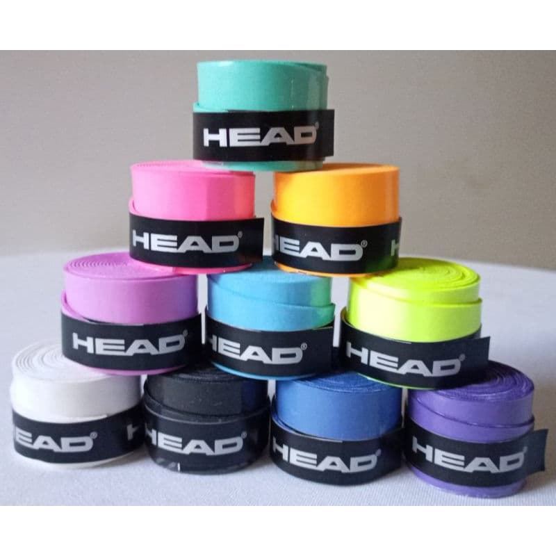 Overgrip Head Individual e kit Head Soft Pegajoso - (Cores Variadas )