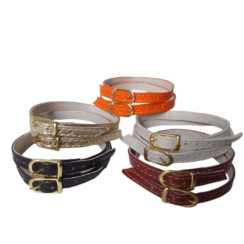 Fivela tornozeleira sandália 30 centimetros de comprimento