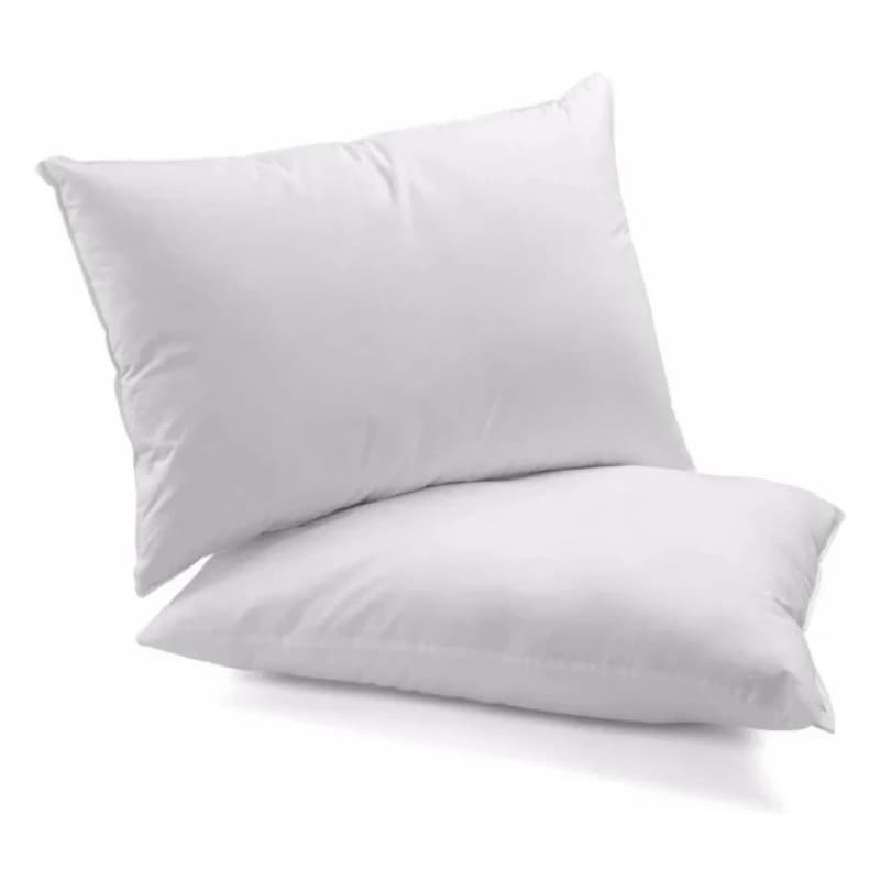 kit 2 travesseiros macio confortaveis 100% Fibra Mista Manta