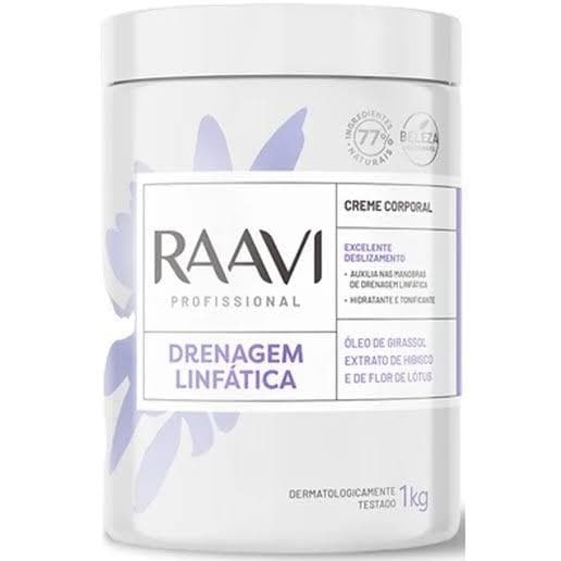 Creme Para Drenagem Linfática da Raavi 1kg