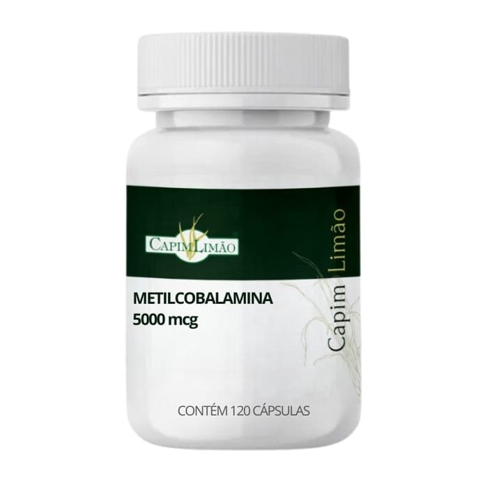 Metilcobalamina 5000mcg 120 cápsulas