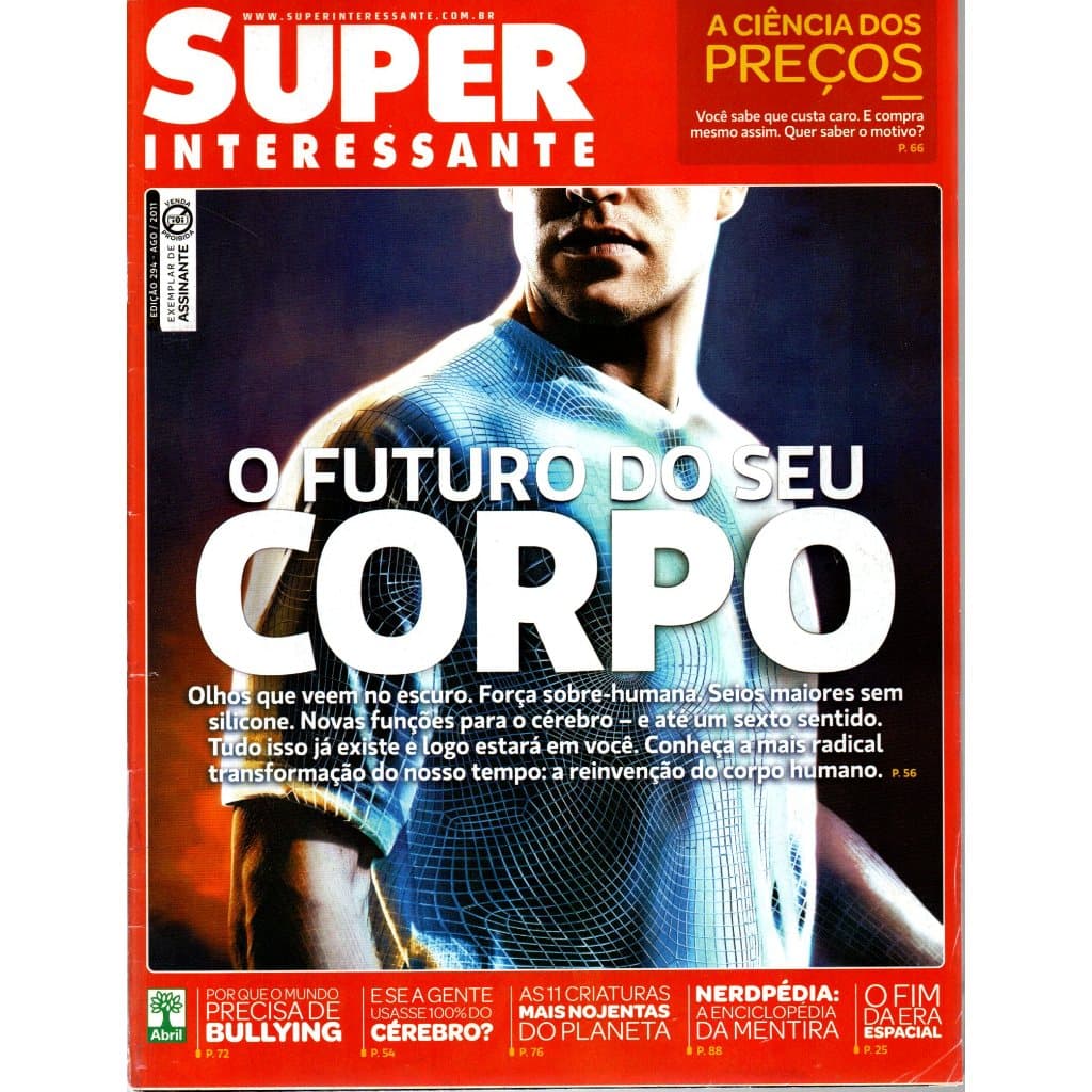 Revista Super Interessante, Nº 294, Agosto de 2011