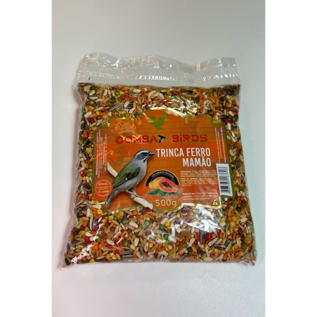 RAÇÃO DE MAMÃO PARA TRINCA FERRO  - MISTURA DE SEMENTES PENEIRADAS