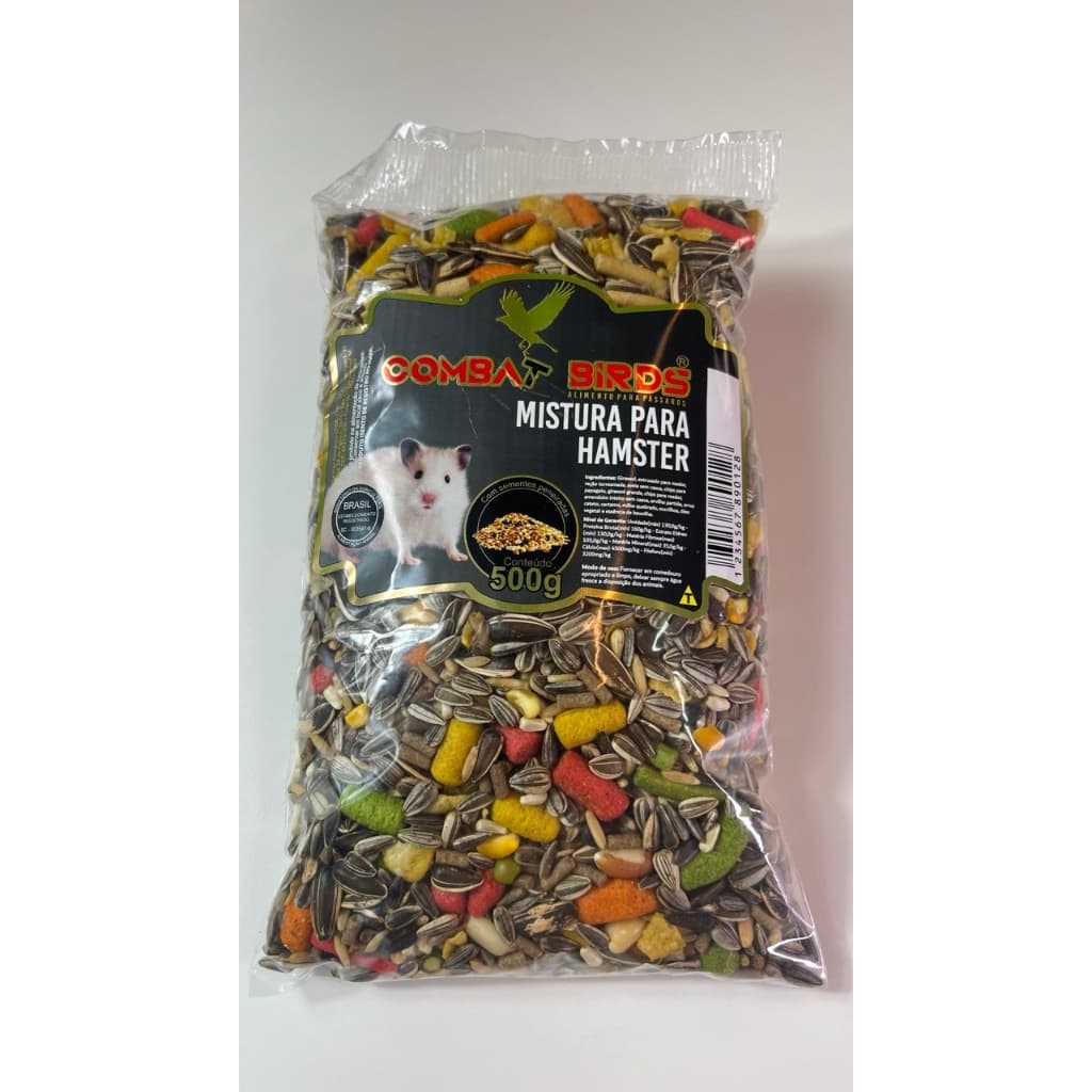 RAÇÃO PARA HAMSTER  - MISTURA COM SEMENTES PENEIRADAS