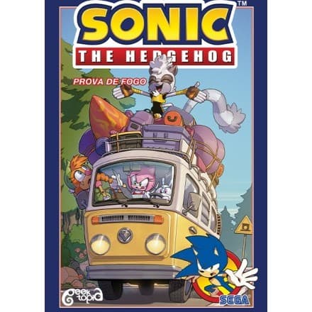 Sonic The Hedgehog – Volume 12: Prova de Fogo - Acompanha Pôster e Marcador