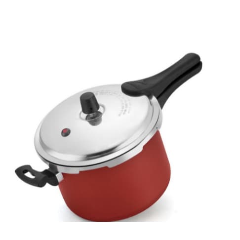 Panela de Pressão 7 Litros Vermelha Fechamento Externo ASJ