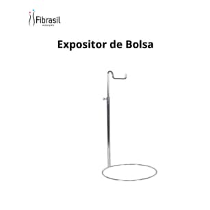 EXPOSITOR DE BOLSA CROMADO