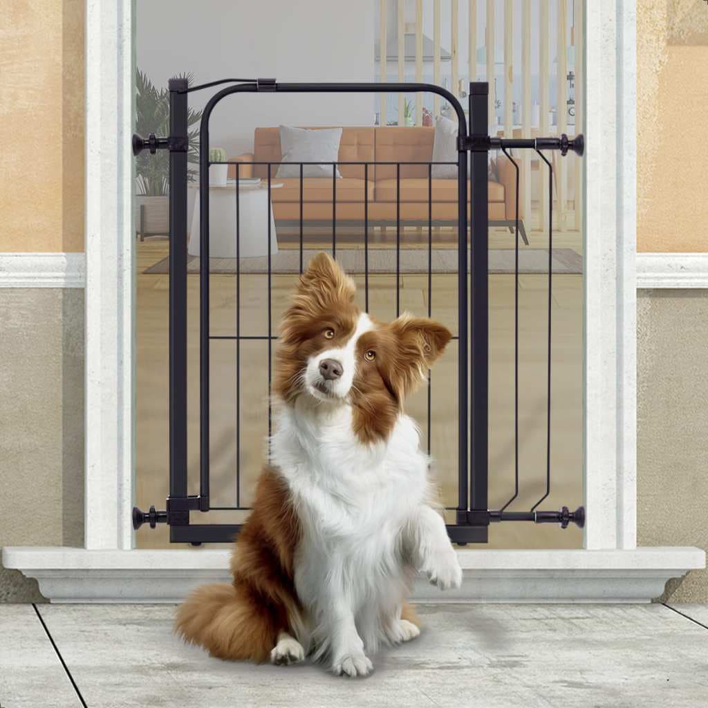 Portão Grade de Segurança Pet e Kids (PRETO) (69cm a 154cm)
