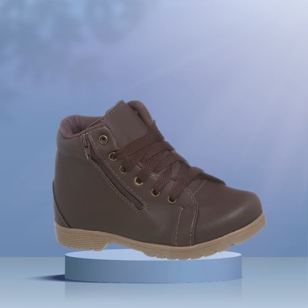 Bota Infantil Menino Estiloso Casual Confortável Promoção