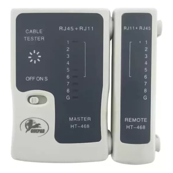 Testador Para Cabo Rede Telefone Rj11 Rj45 Led Profissional