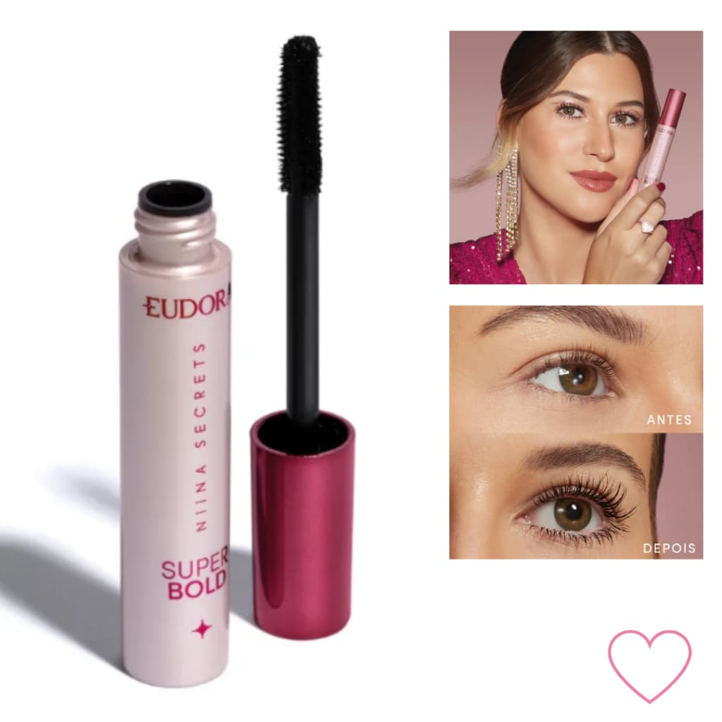 Máscara para Cílios Super Bold Niina Secrets 10g - Eudora