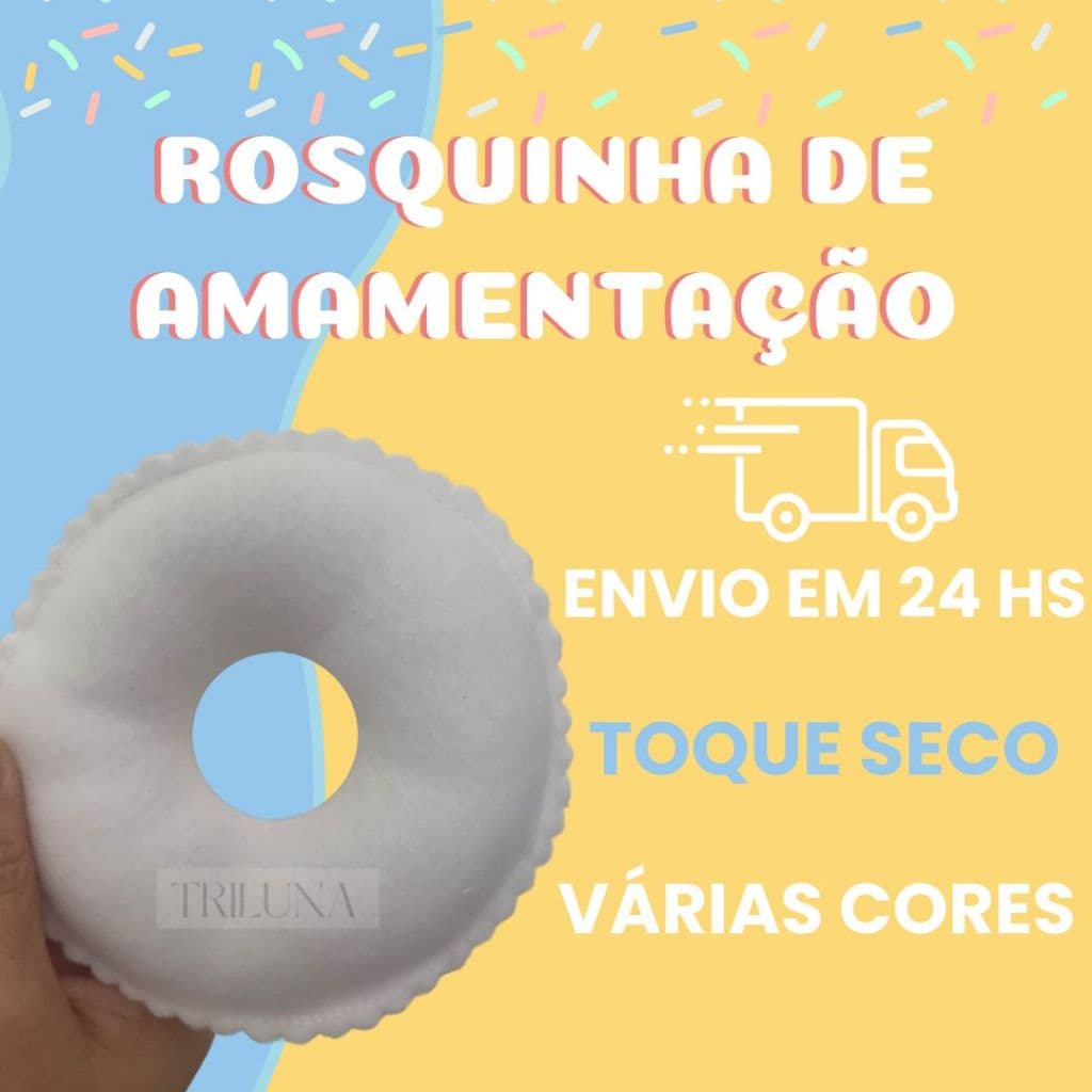 Rosquinhas de Amamentação - Protetor de Seios - Super Macias - Ecológicas - Reutilizáveis