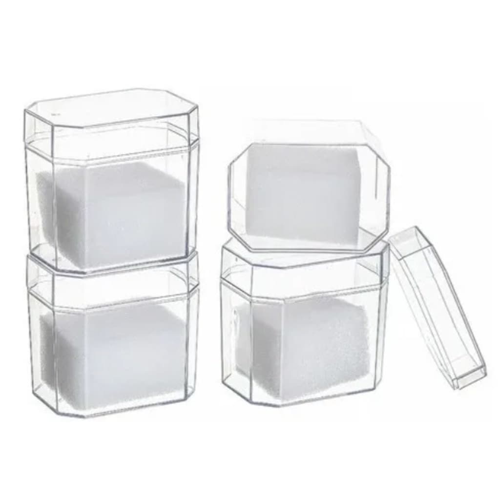 kit 20 Caixinha Estojo Acrílico estojo Para Relógio c/espuma