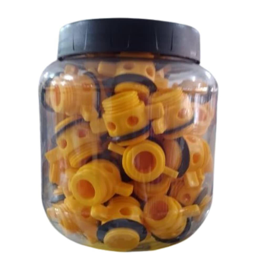 50 Bujão Tampa P/ Viveiros do Barco Pesca em Plástico utilizado no Viveiro/Popa com Dupla Utilidade