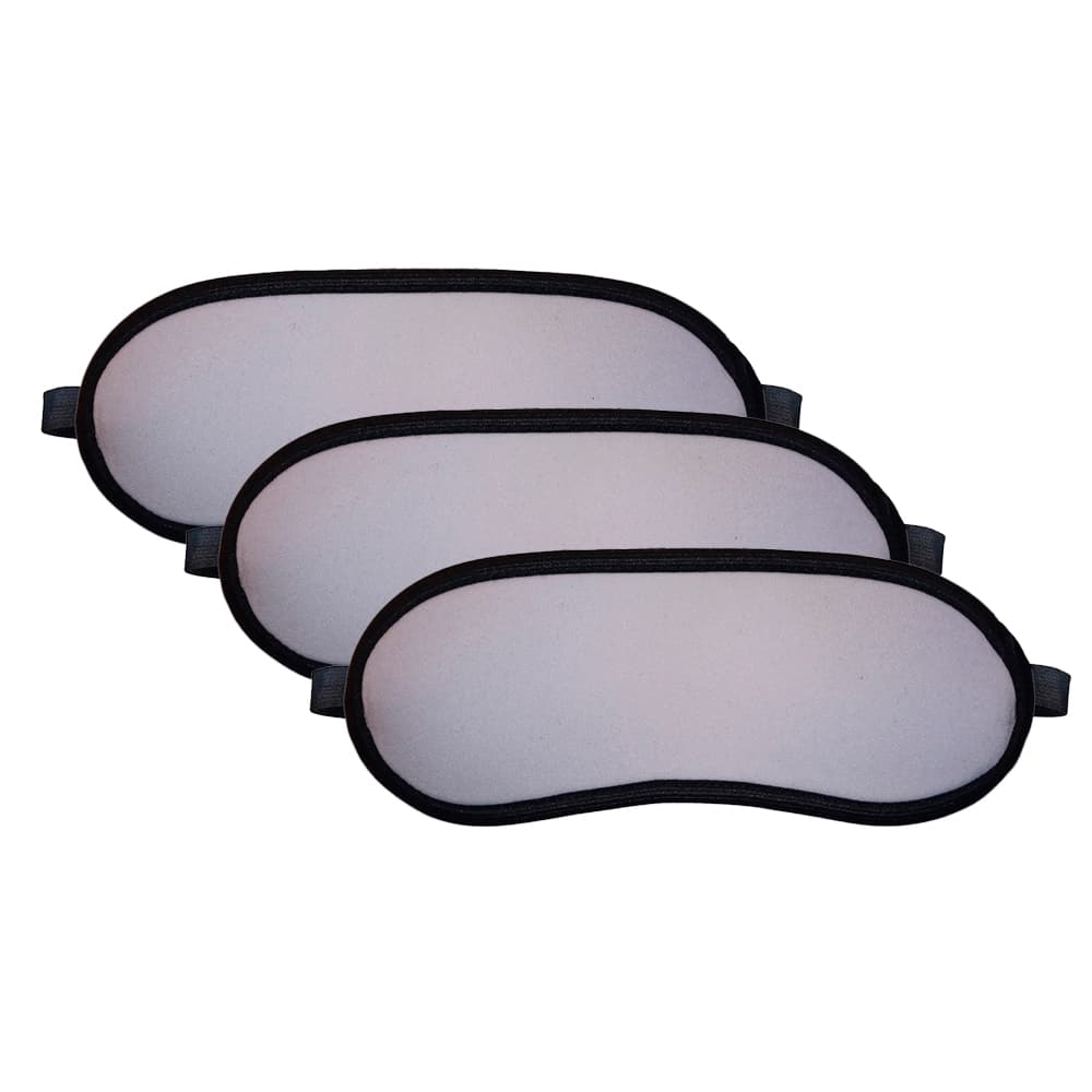 60un. Mascara de Dormir Tapa Olhos Mascara de Descanso Branco Para Sublimação
