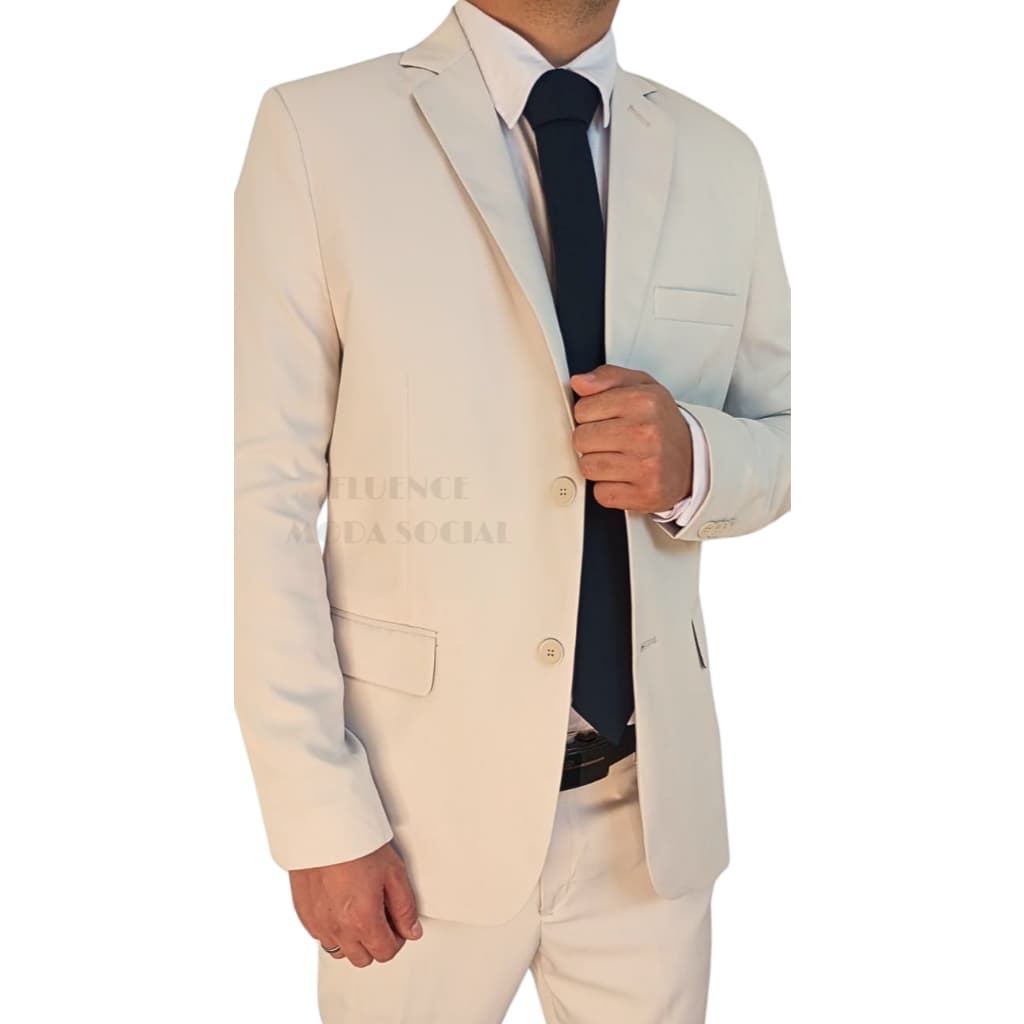 Terno social executivo masculino Slim Microfibra - Cores (Original)
