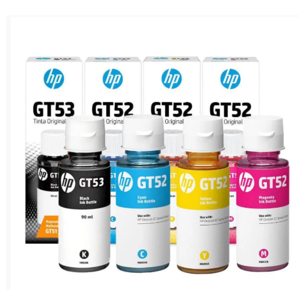 Kit 4 Tintas Gt53 Gt52 Para Uso Hp 517 532 617 5822 416 116 Original