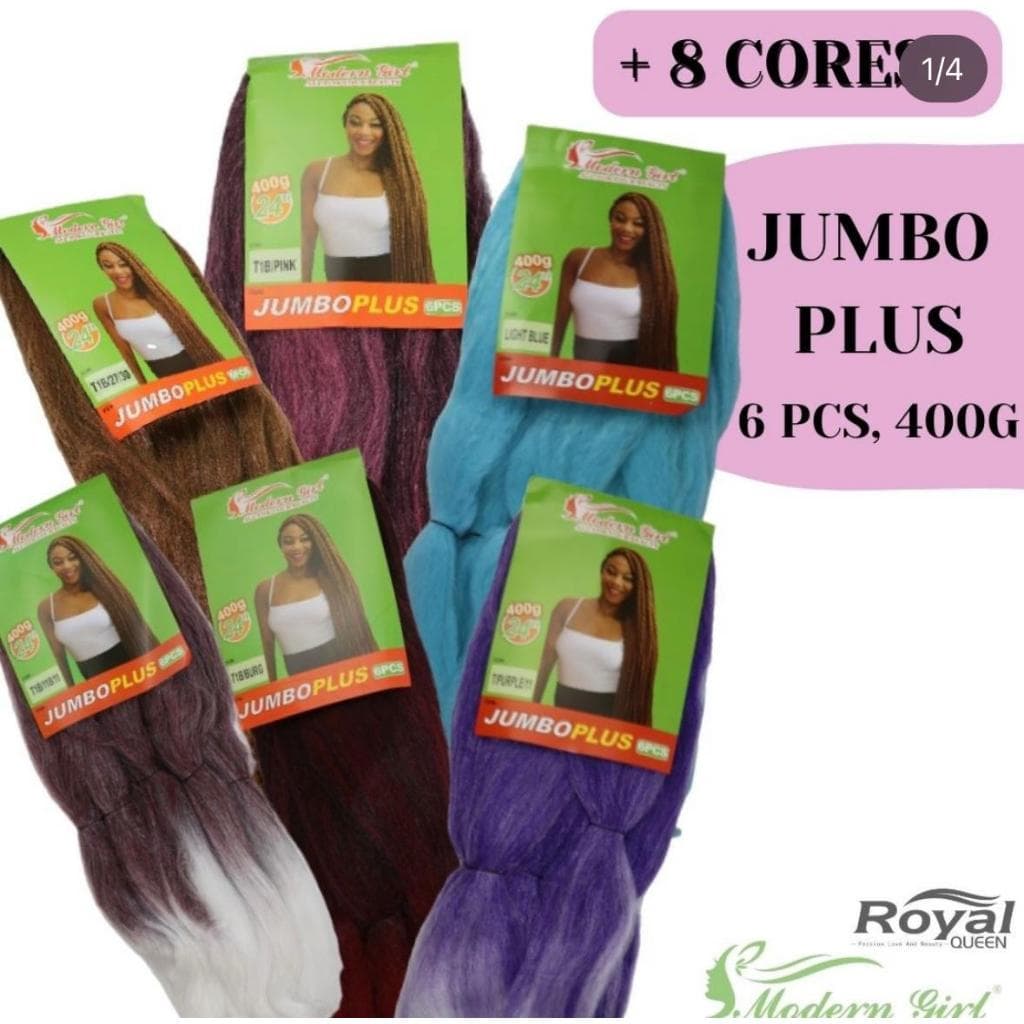 JUMBO PLUS MODERN GIRL PARA TRANÇAS 400 GRAMAS