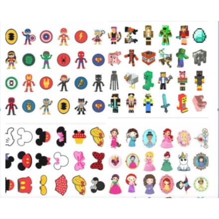 96 TATUAGENS TEMPORÁRIAS INFANTIS 40 MODELOS Á SUA LIVRE ESCOLHA MENINAS E MENINOS
