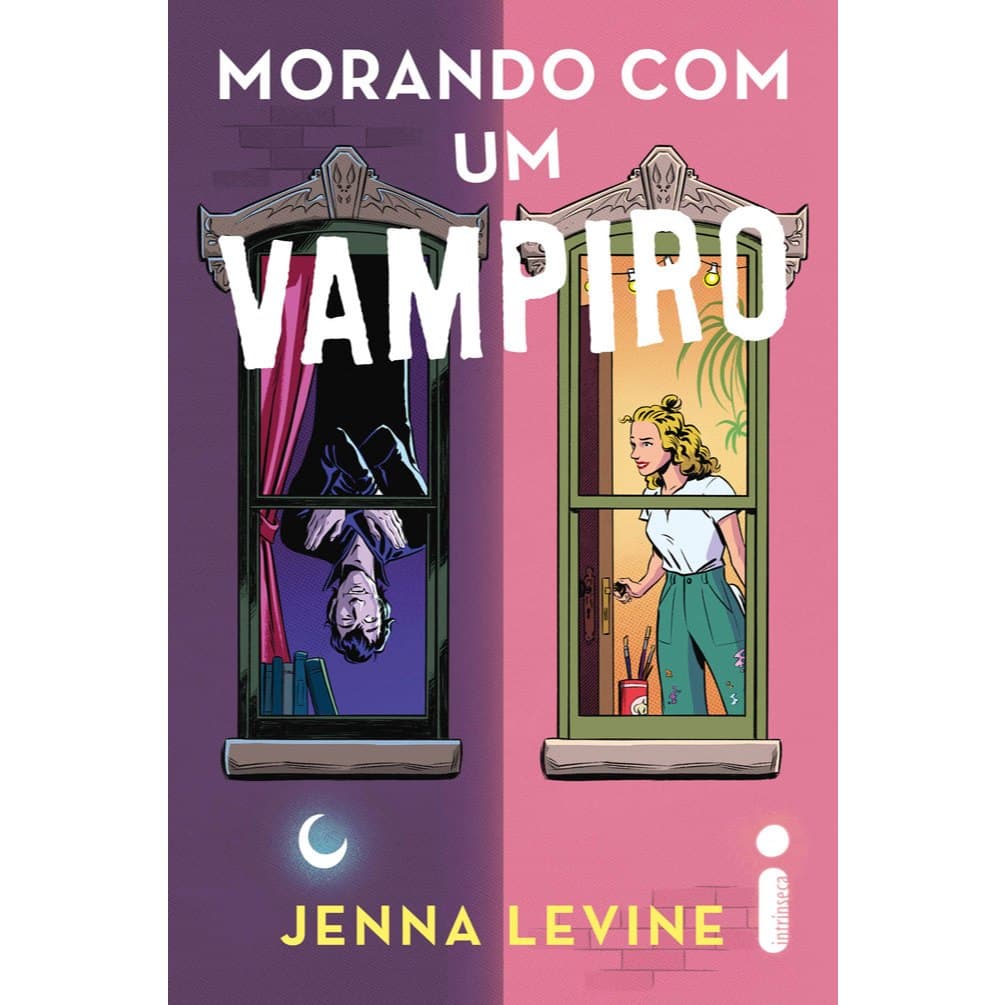 Livro Morando com um vampiro, por Jenna Levine - Intrínseca