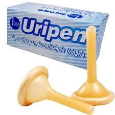 Kit Uripen Dispositivo Incontinência Nº6 40un Coletor Urina Urinol Fralda Geriátrica Sonda Camisinha