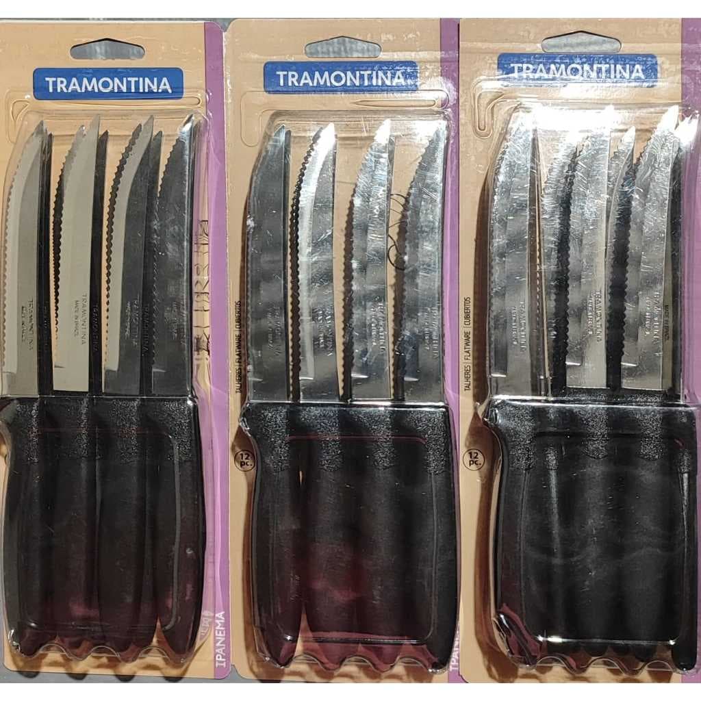 Facas Tramontina kit 12 facas modelo Ipanema