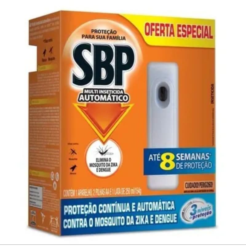 SBP AUTOMÁTICO APARELHO+ REFIL 250 ML( olhar o anúncio com atenção temos varição)