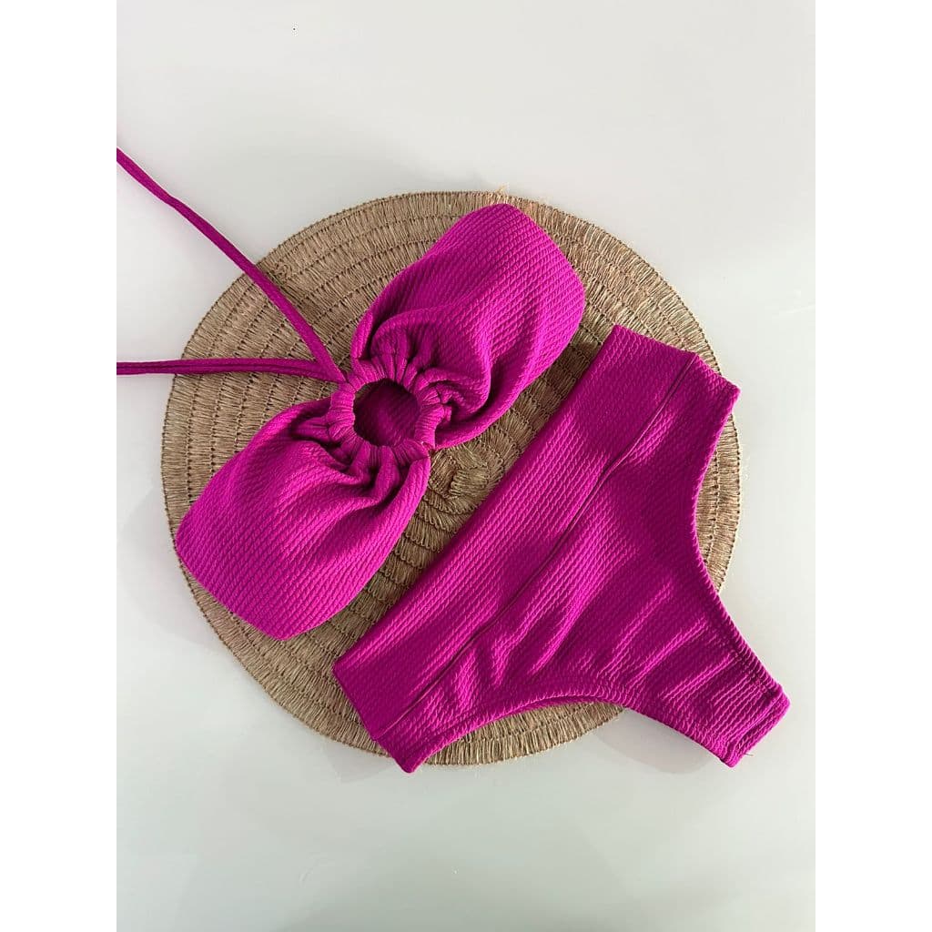 biquini com calcinha cós alto tomara que caia biquíni cintura alta