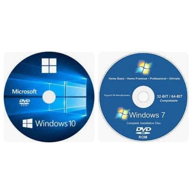 KITS DVD Formatação Windows 7 e Windows 10