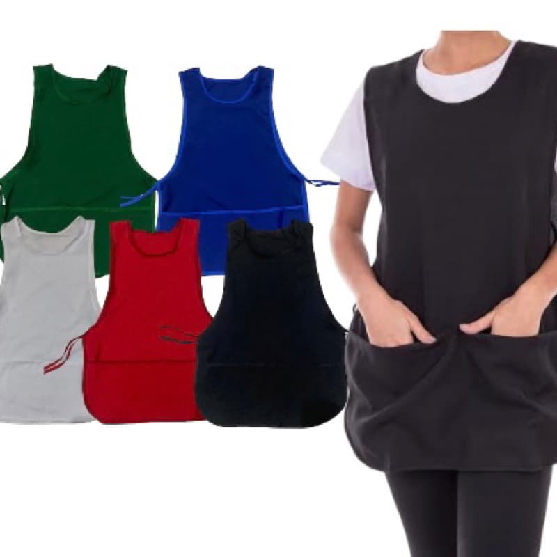 Avental Bata Uniforme Trabalho Cozinha Escola Faxina 100% Poliéster