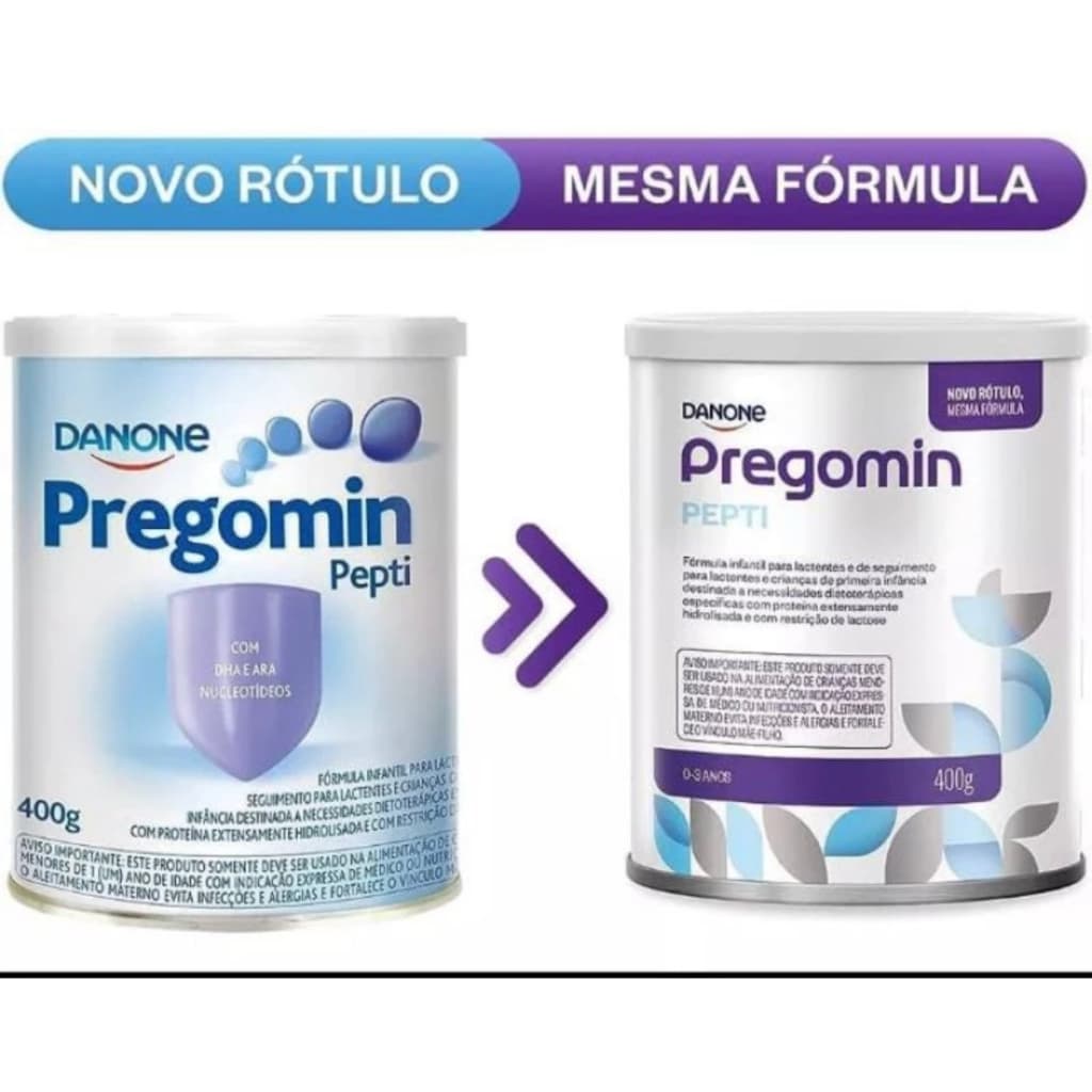 Pregomin Pepti - Fórmula Infantil - Lata400g - Danone.