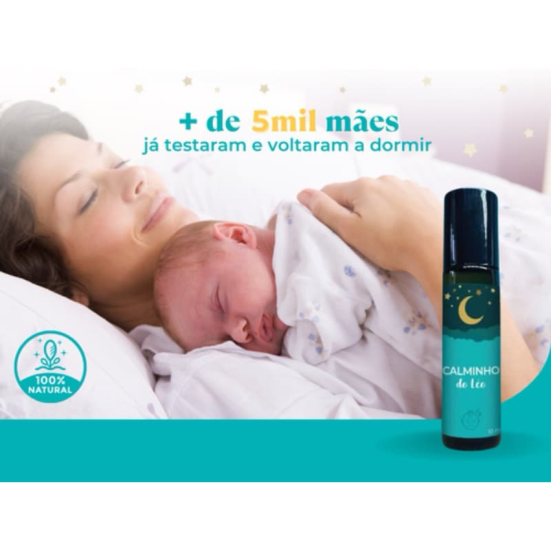 Óleo Essencial Calminho Do Léo Aromaterapia Melhora O Sono Do Bebê 100% Natural soninho