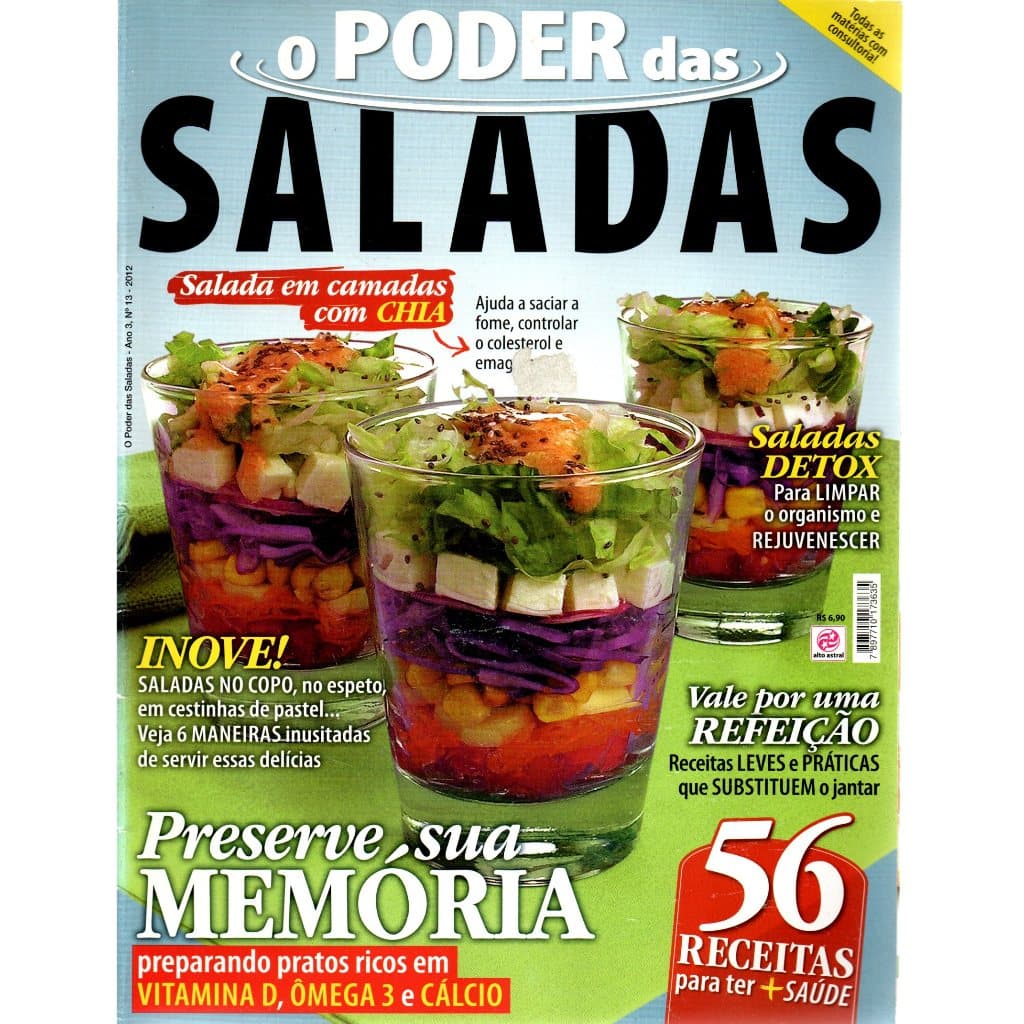 Revista O Poder das Saladas, Ano 3, Nº 13, 2012