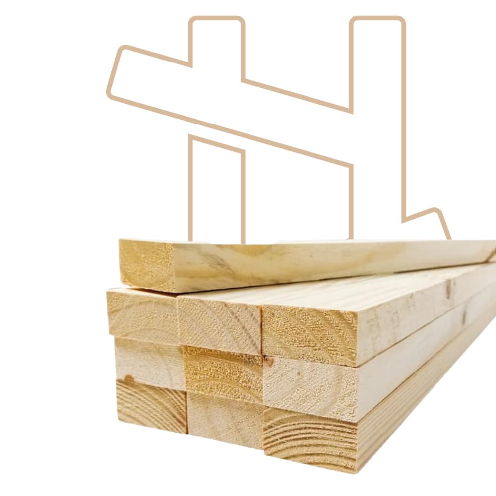 20 Ripas Para Artesanatos Sarrafo de Madeira Decoração Painel Ripado 4x2  (Selecione o comprimento)