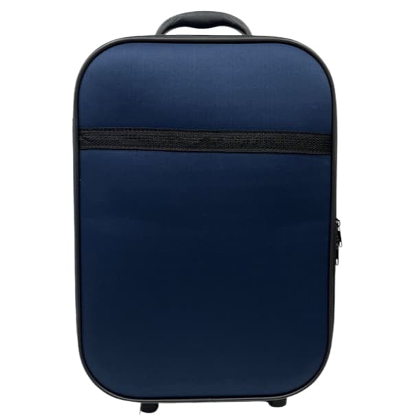 Mala De Viagem De Bordo 10 kg Pequena Com Rodinhas Medidas Anac azul