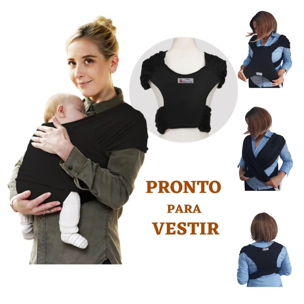 Sling De Vestir  Algodão Pronto Para Usa Carregador Canguru