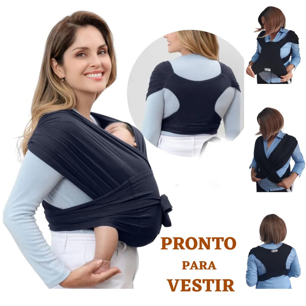 Sling De Vestir  Algodão Pronto Para Uso Carregador Canguru