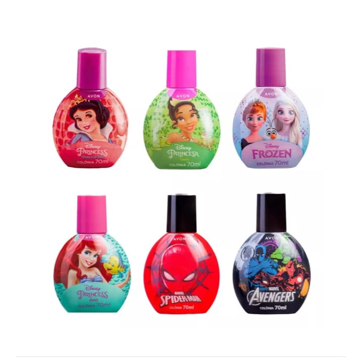 Colônia Personagens Infantil Disney/Marvel  70 Ml