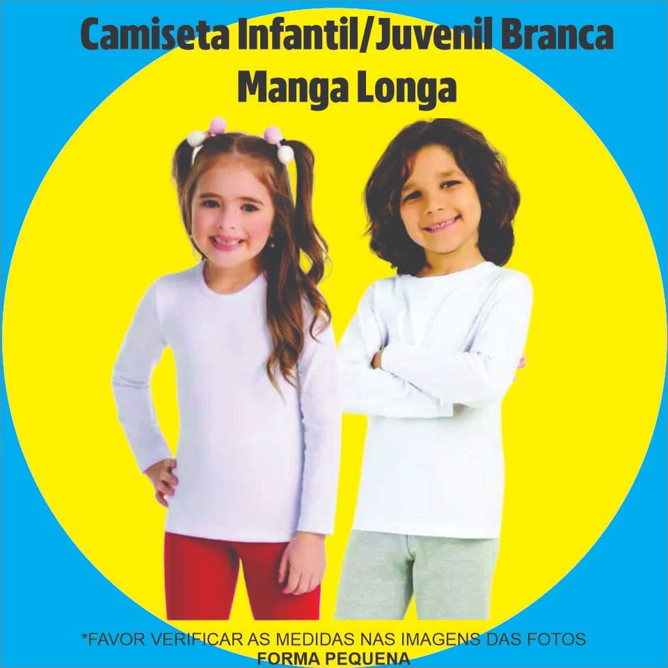 CAMISETA INFANTIL MANGA LONGA