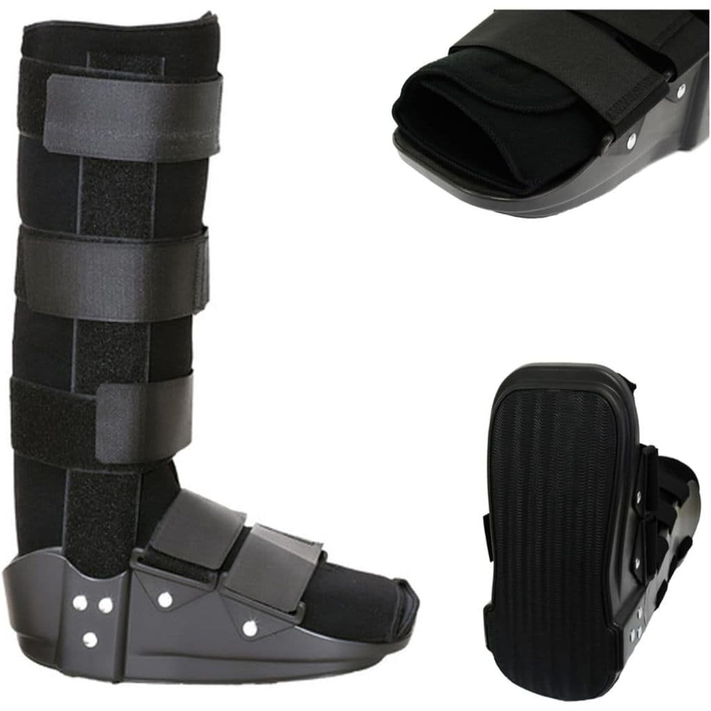 Bota Ortopédica Imobilizadora Unissex Longa Confortável Almofadada Pé Direito Pé Esquerdo Anvisa