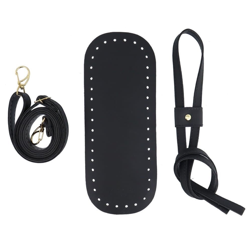 kit  Fundo 25/10 Alça regulável+ Estrangulador Ideal para bolsas em crochê, macramê e trico