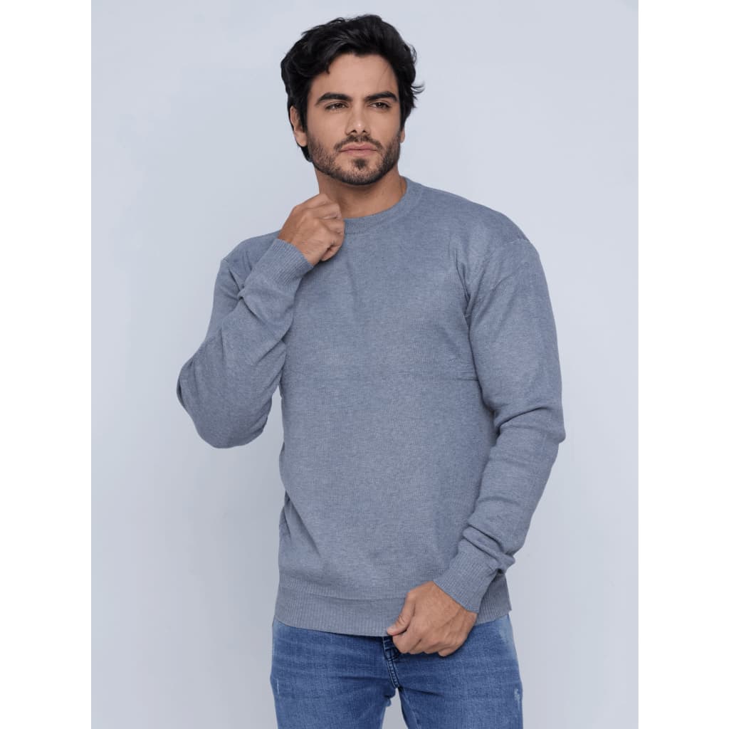 Blusa de inverno Masculino Suéter Modal Liso Gola Redonda 3RD SD1452/960