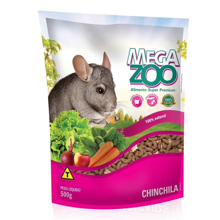 Ração Extrusada para Chinchila Megazoo c/ 500g
