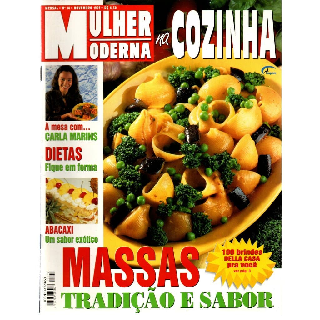 Revista Mulher Moderna na Cozinha, Nº 14, Novembro, 1997