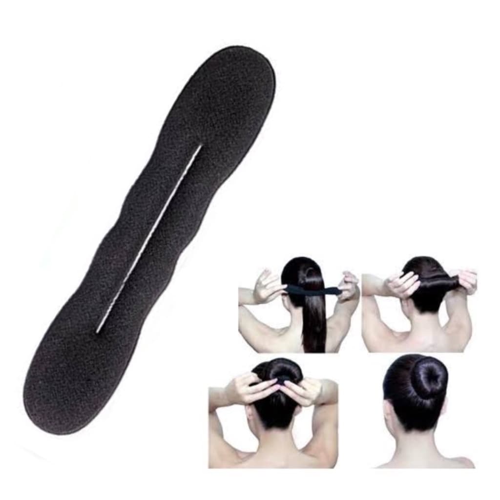 Acessório De Cabelo Para Fazer Coque Alto Rápido- Easy Magic Bun Cor Preto modelo 1 - cod 1122