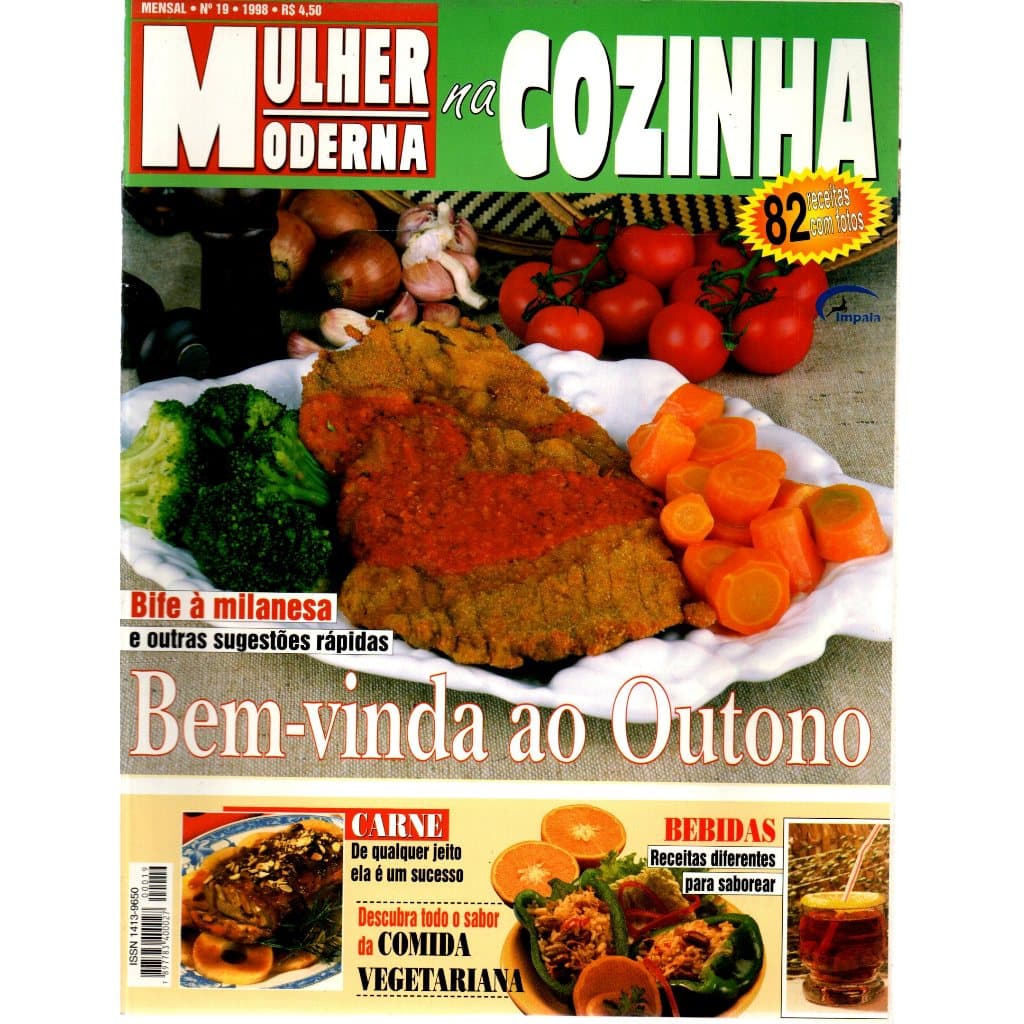 Revista Mulher Moderna na Cozinha, Nº 19, Abril, 1998