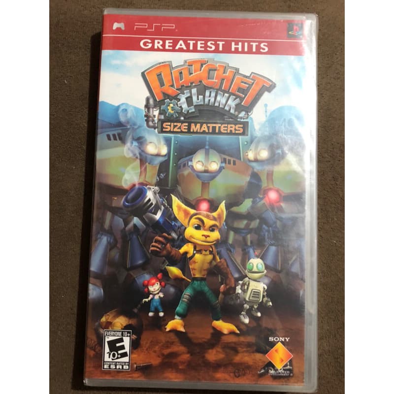 Ratchet & Clank Size Matters greatest hits (LACRADO) para PSP