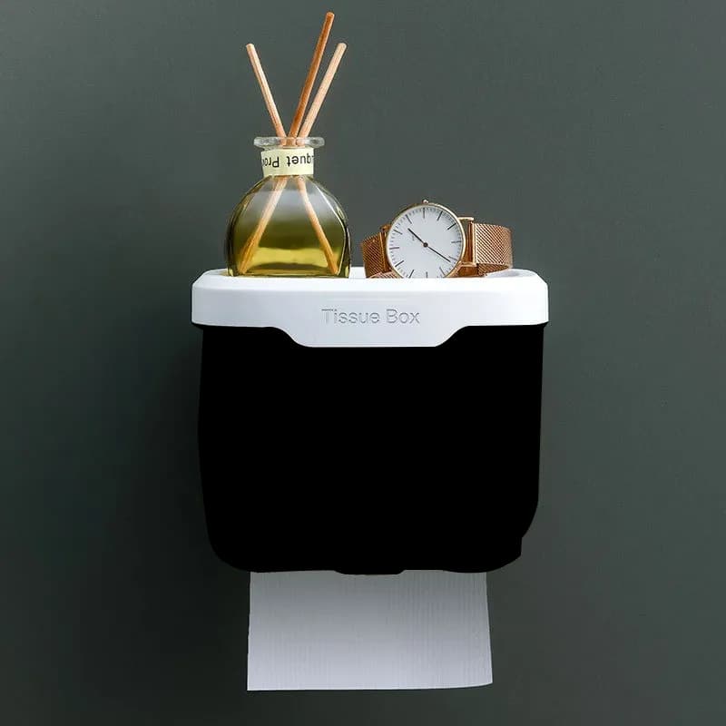 Suporte Para Banheiro De Papel Higiênico Cinza Impermeável