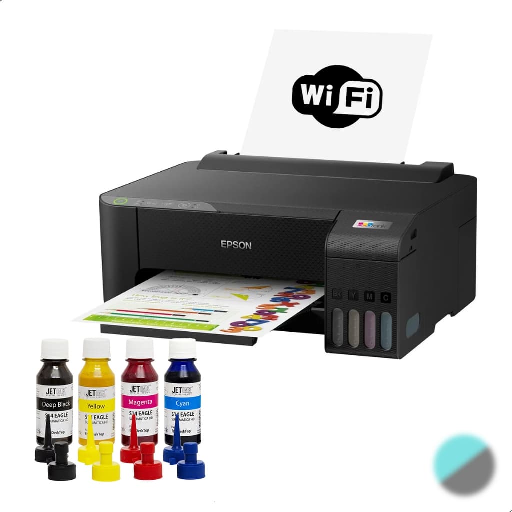 Impressora Sublimatica Wi-Fi A4 Epson + Kit Tinta e Perfil de Cores